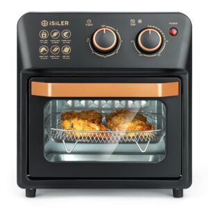 iSiLER Air Fryer, Electric Oven Toaster Griller, 12L Rotisserie Convection Oven For Home, 360° Air Circulation Technology, Bake, Roast, Toast, Defrost