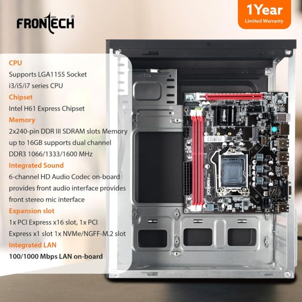 H61 Motherboard - Image 3